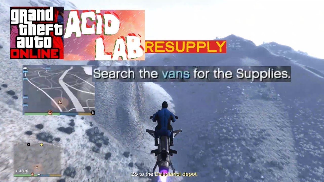 Acid Lab Resupply Van Search GTA Online Los Santos Drug Wars YouTube