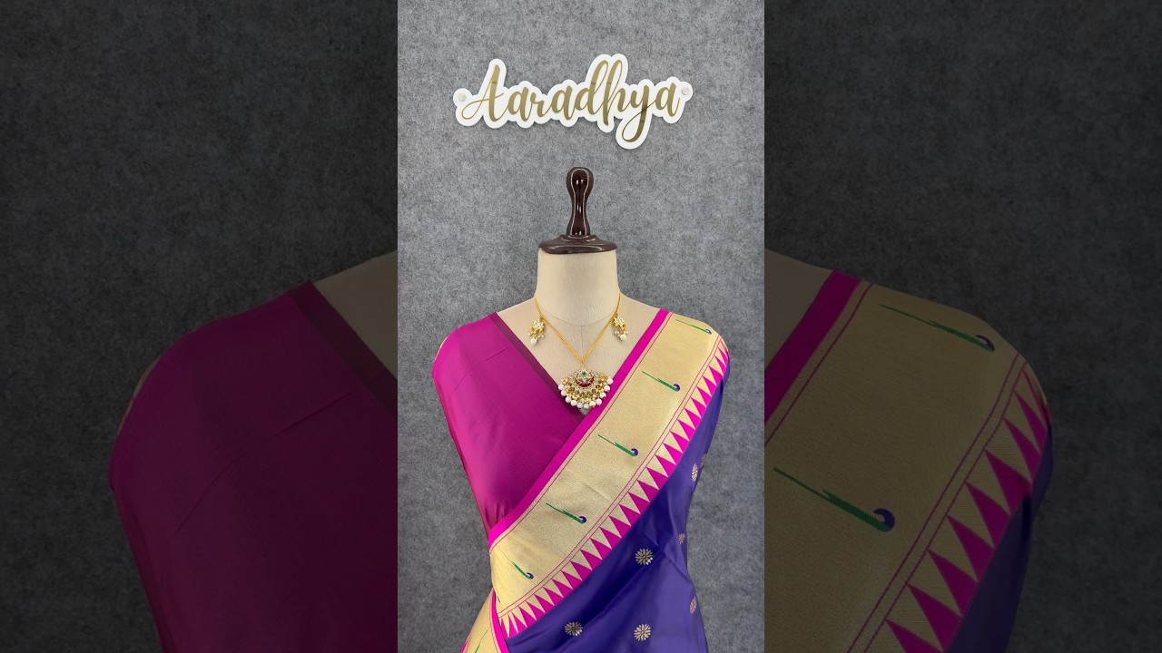 Authentic Paithani Sarees – Marathi Parampara