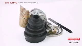 0710-IGNA43 OUTER CV JOINT 28X49X25 FOR SUZUKI