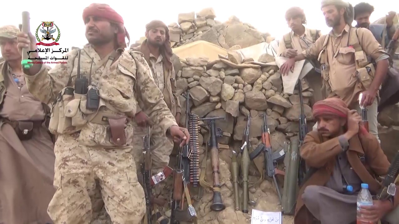 مشاهد بطولية واقتحامات لمواقع مليشيات الحوثي يسطرها أبطال الجيش الوطني في جبهة نهم.