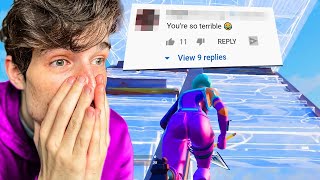 Reacting to MY HATERS Fortnite Montages🤮 ... (part30)