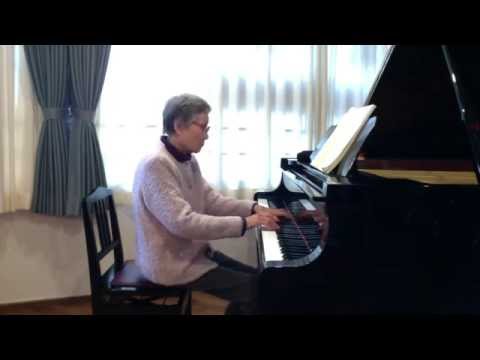 79歳の生徒さんピアノレッスン風景