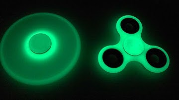 Super Cool Glow in the Dark Fidget Hand Spinners!