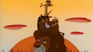 timon e pumbaa il leone si è addormentato