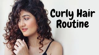 Curly Hair Routine & Tips | INDIAN Curly Hair | Madhushree Joshi