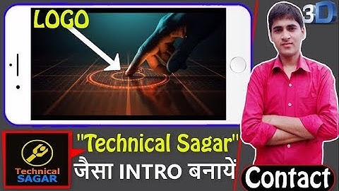 How To Make Intro Like Technical Sagar & Tech Champion Hindi |Technical Sagar Jesa Intro Kese Banaye