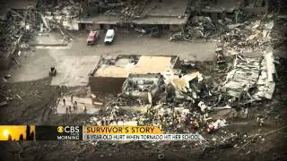 8-year-old tornado survivor tells her story