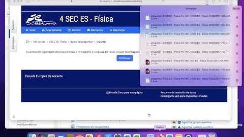 Exportar e importar preguntas en Moodle