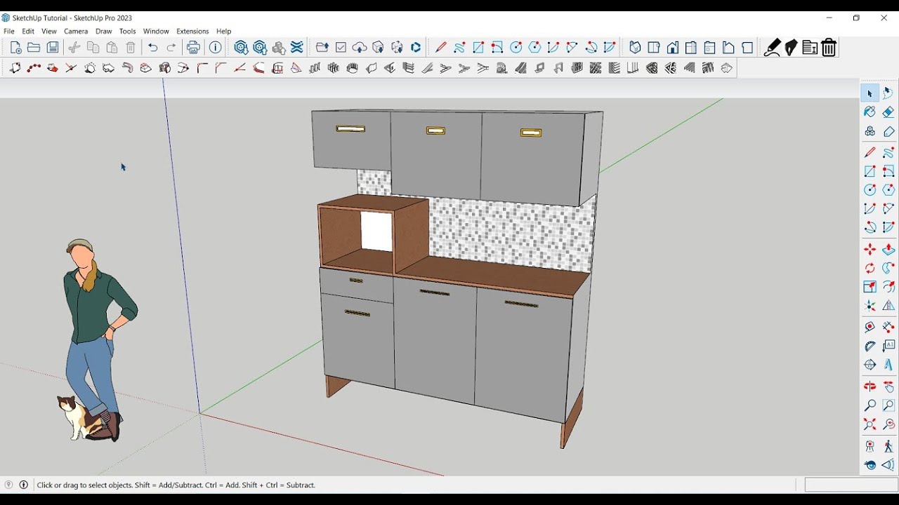 SketchUp Modeling Furniture Design -SketchUp 3D Modeling (SketchUp Free ...