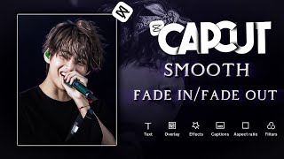 smooth fade in fade out tutorial on Capcut -basic transition