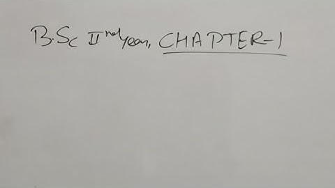 Differential Equations And Integral Transform BSc 2nd Year