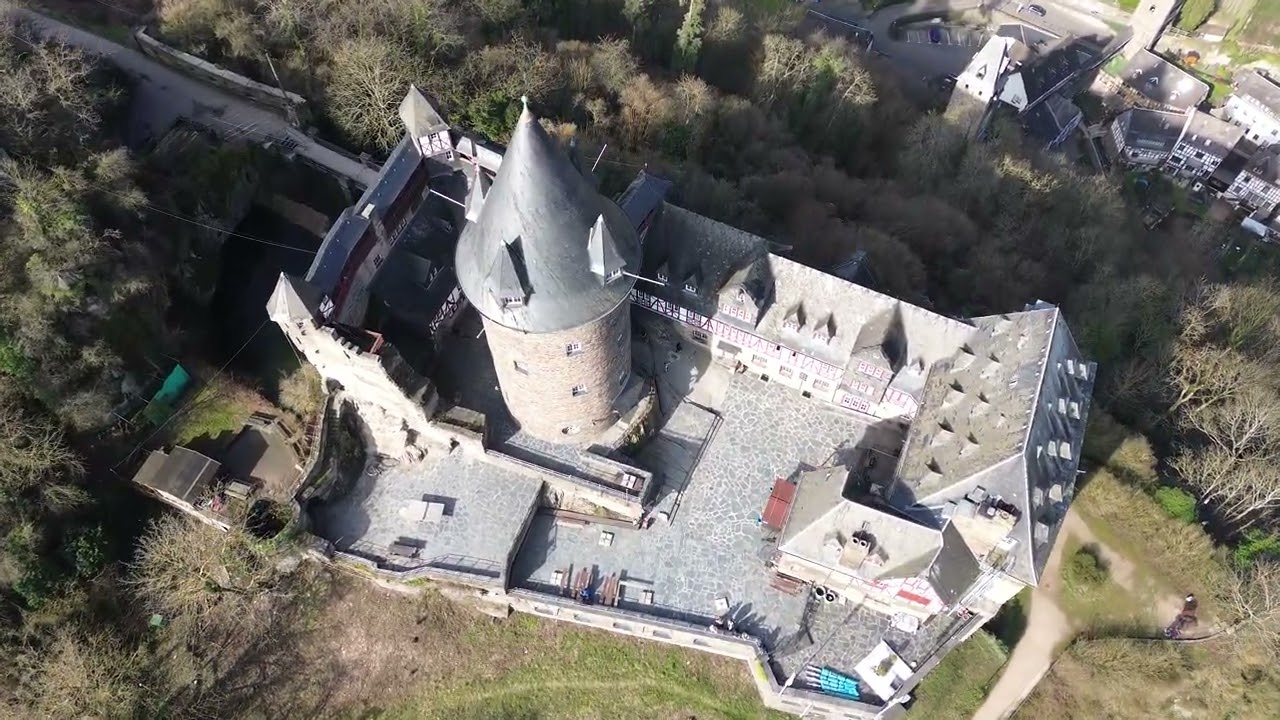 Burg Stahleck - Bacharach DJI 0557