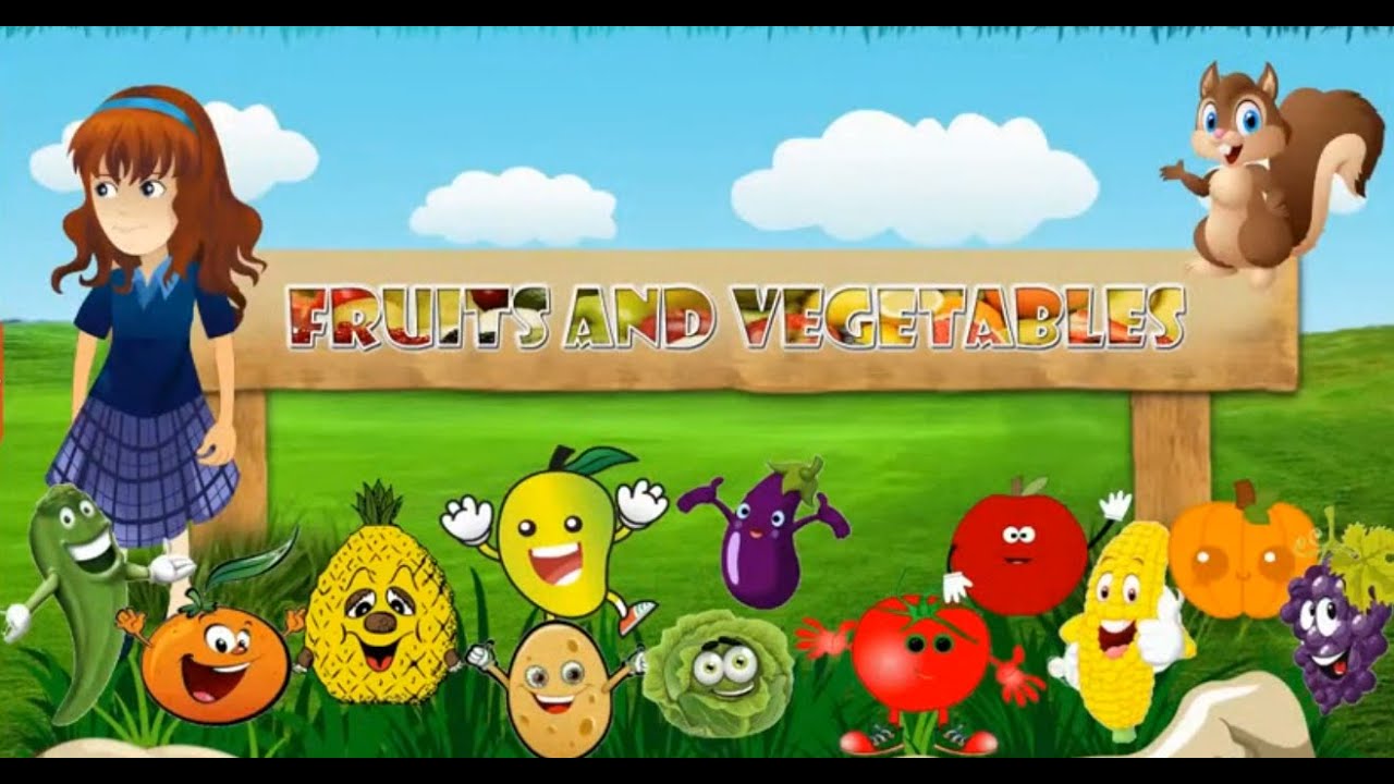Fruits and Vegetables, Class 1 English SSC Digital Teacher YouTube