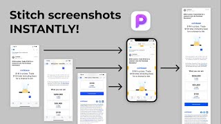 Stitch screenshots in 1 second! (Picsew app) screenshot 3