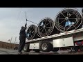 #558 Loading Reels of Plastic Pipe  The Life of an Owner Operator Flatbed Truck Driver