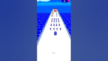 Merge Numbers - Numbers Run 3D #games #gaming #youtubeshorts