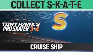 Tony Hawks Pro Skater 34 - Cruise Ship - Collect S-K-A-T-E