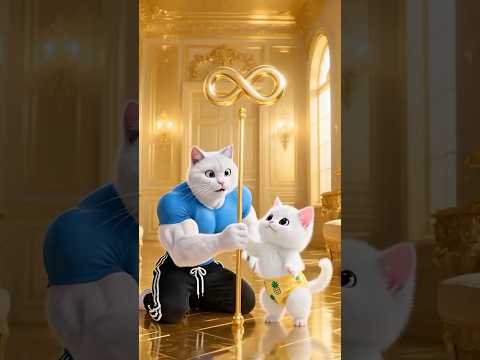 مياو لقى عصايه سحريه بتحول اي حاجه لدهب شوف النهايه  قطط