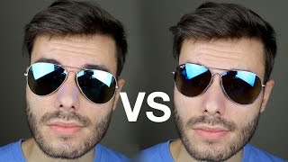 Ray-Ban Aviator vs Maui Jim Mavericks - YouTube