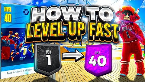 HOW TO LEVEL UP & HIT LEVEL 40/LEGEND FAST NBA 2K22! HIT LEVEL 40 & UNLOCK MASCOTS in 1 DAY NBA2K22!