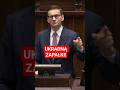 MORAWIECKI MOCNO W SEJMIE! „Wam nie można powierzyć paczki zapałek!”