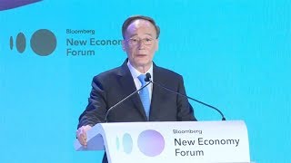 Chinese VP delivers keynote speech at New Economy Forum