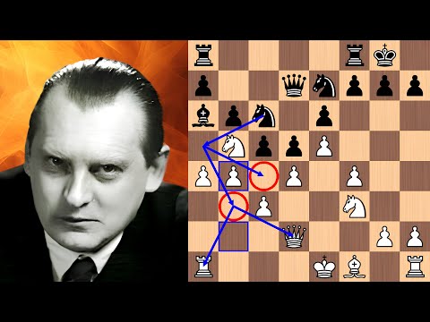 Alekhine smokes Nimzowitschu0027s French Winawer with a gun