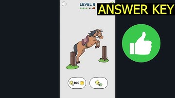 Eraser Draw tricky Puzzle Her - Puzzle Master Draw Missing MODE LEVEL 6 (ANSWER KEY) Gameplay