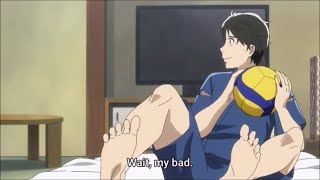 Seiin High School Boys Volleyball Team - Yuni Kuroba Feet