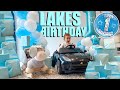 CELEBRATING LAKE'S 1ST BIRTHDAY + OPENING HIS PRESENTS! *WE TRIED TO MAKE IT AS SPECIAL AS POSSIBLE*