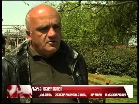 „კახეთის ენერგოდისტრიბუციის\" ყოფილი თანამშრომლების პროტესტი