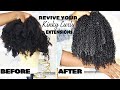 HOW TO BRING YOUR &quot;KINKY CURLY&quot; EXTENSION BACK TO LIFE !