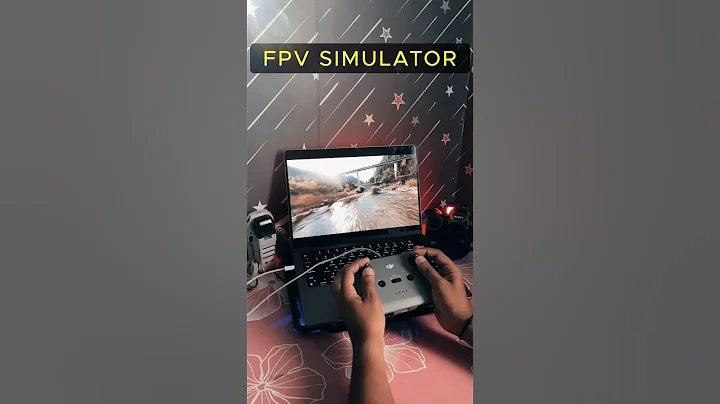 Practicing FPV in the simulator with my DJI mini 2 RC remote #fpv #mini2