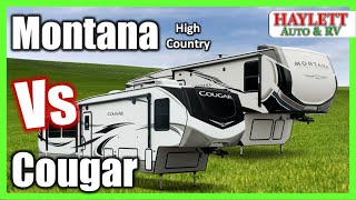 FIFTH WHEEL FIST FIGHT!! Cougar vs Montana High Country Keystone Full Time RV Comparison