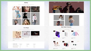 Blushy E Commerce landing page | Coding Pro| Complete Responsive E Commerce Website using HTML & CSS