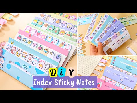 How to make Cute Index Sticky Notes at Home/ DIY To Do List