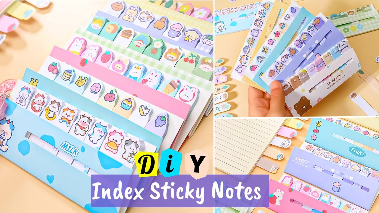 How to make Cute Index Sticky Notes at Home/ DIY To Do List Planner for  school 