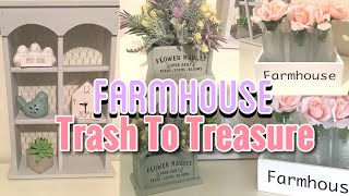 Farmhouse Thrift to Treasure | Dollar Tree DIY | Farmhouse Trash to Treasure