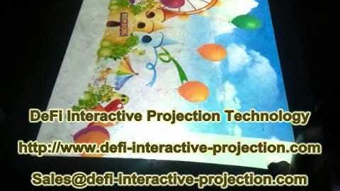 DEFI Interactive floor/wall projection system basic version with 62 effects from $200 to $650
