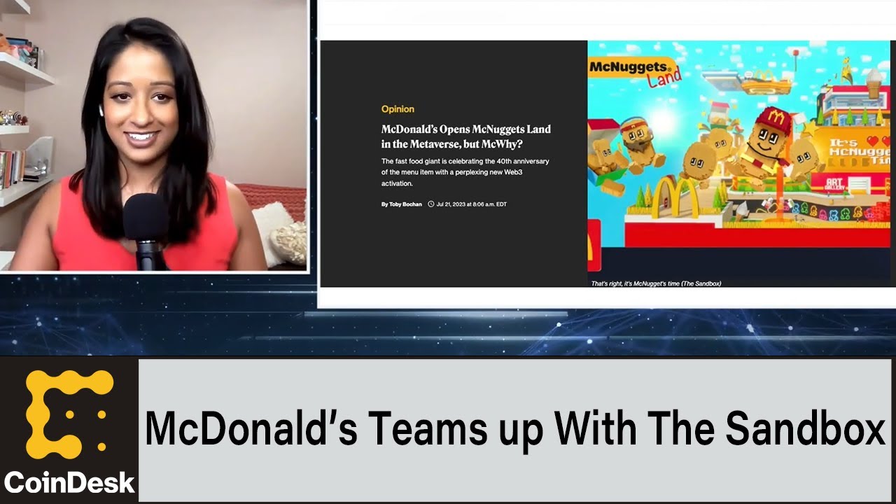Golden Arches in the Metaverse: McDonald’s Teams up With The Sandbox
