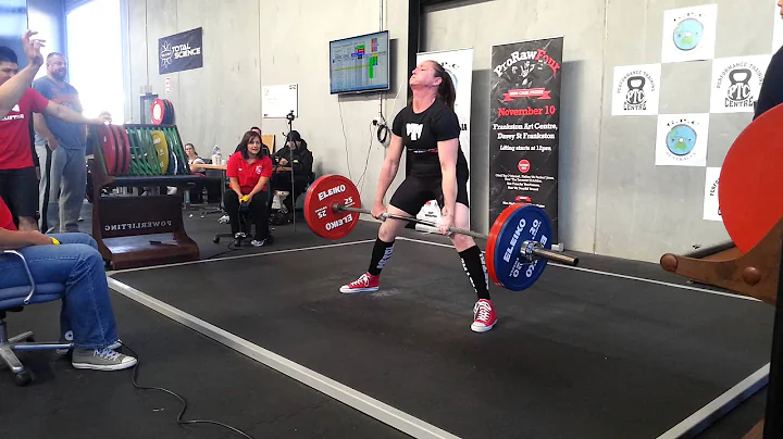 Frances Fitzpatrick deadlifts 165kg Melbourne Cup