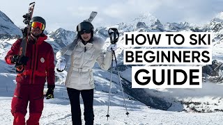 How to Ski: Beginners Guide to Wearing a Helmet, Holding Poles, Wearing and Holding Skis