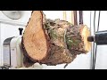 Woodturning - Japan pine vase!!【職人技】木工旋盤で松の壺を作る!