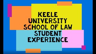 Keele University - School of Law - Undergraduate - Open Day - Keele Law Student Experiences