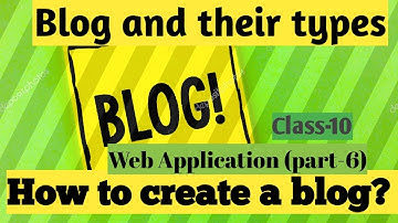 Class-10 (Information Technology) Chapter-1(Web Application Part-7) CBSE, ICSE, UP Board