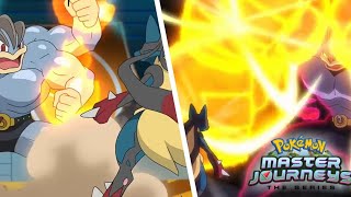 Mega Lucario Vs Gmax Machamp「AMV」Pokemon Journey Episode 86 AMV - Pokemon Sword \& Shield Episode 86