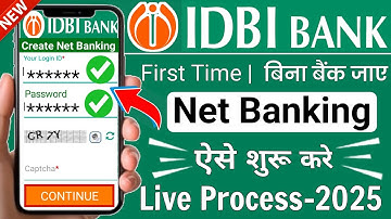 idbi bank net banking registration 2025 || idbi internet banking || how to register idbi net banking