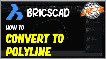 BricsCAD How To Convert To Polyline