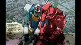 RX782 Gundam VS MS06S CHAR's Zaku II