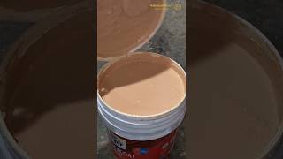ivory to light biscuit colour | exterior weather coat glow | paint mixing satisfying shorts